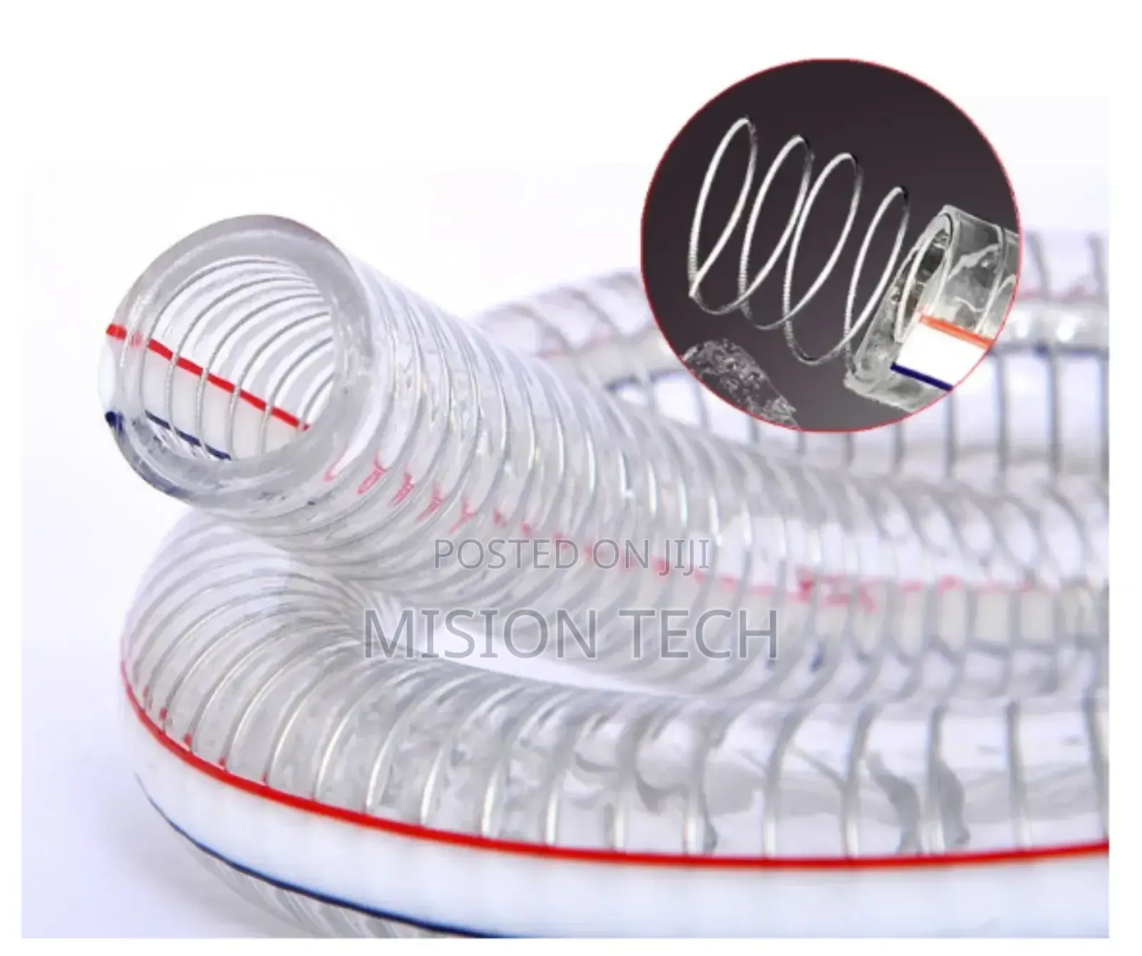 Suction Pipe Cleared Wired Heavy Duty 1.5′′* 30m*