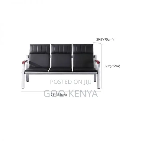 Office Sofa ; 5-Seater Executive Leather Sofa