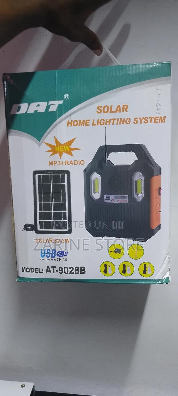 Rechargeable Solar Home Lighting System Lamp/Torch - main view