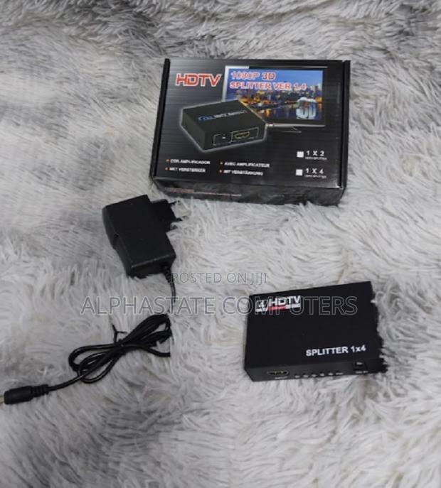 Hdmi Splitter 4 Port 3d +1-1x4 Hdmi Splitter, 1 in 4 Out