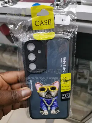 Nimmy Embroidered Bear Fashion Case for Samsung Galaxy A55