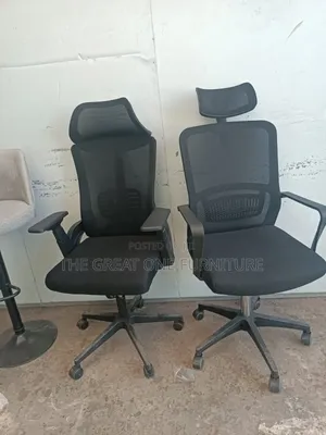 Mesh High Back Office Chair With Headrest Black Jk9yf