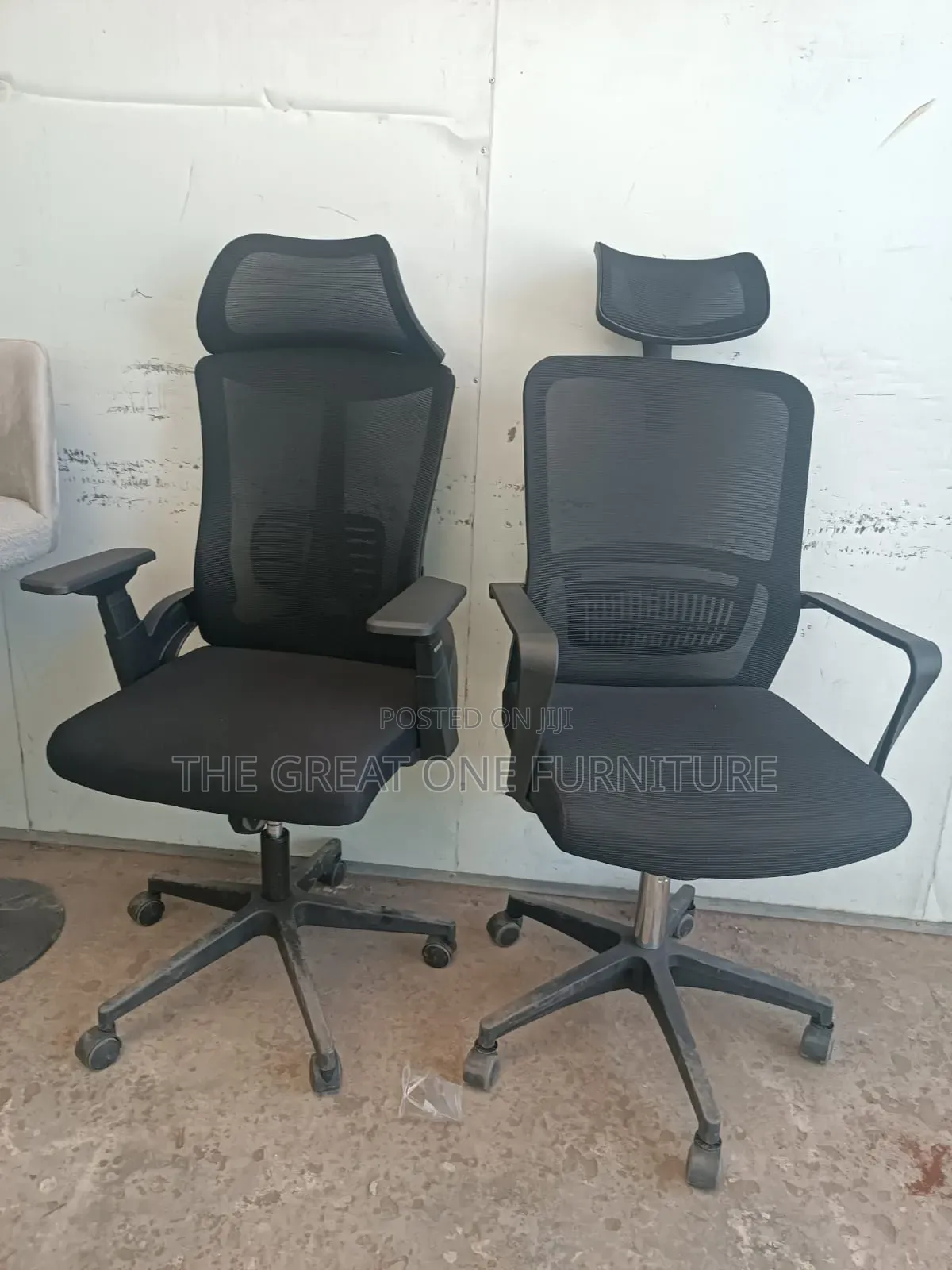 Mesh Office Chair High Back With Headrest Gv9kj