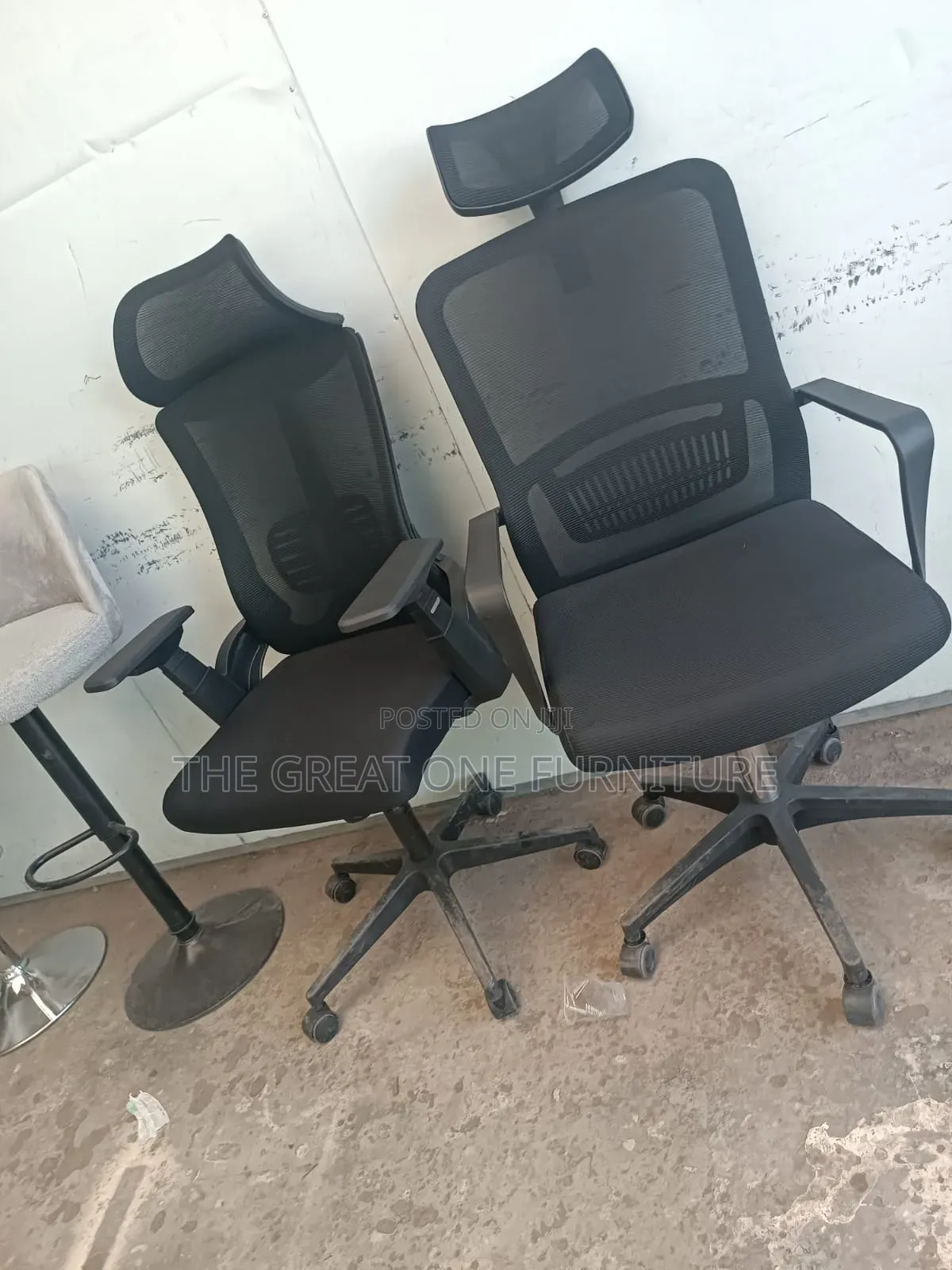 Modern High Back Mesh Office Chair With Headrest As9vx