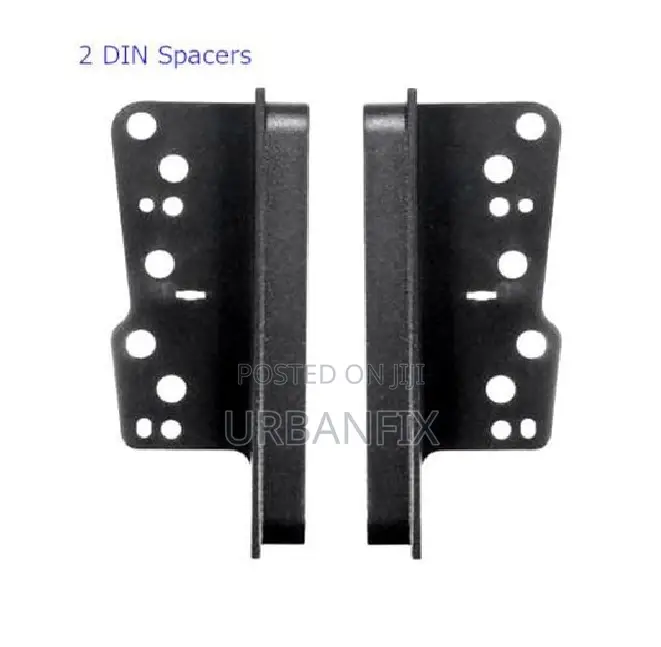 Universal 2-Din Car Stereo Radio Bracket Side Spacers 1 Pair