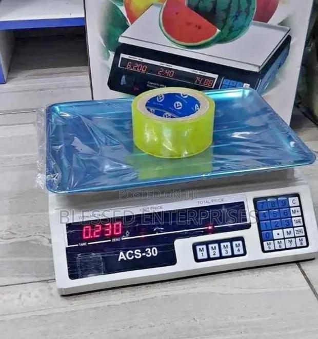 Acs 30 Digital Weighing Scale/ Shop, Butchery Scale