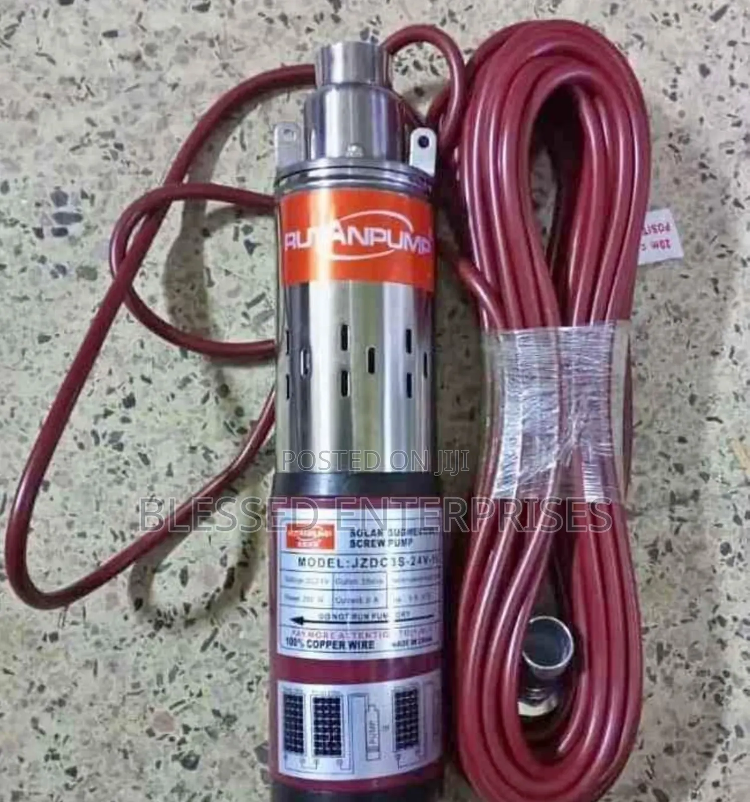 Rutan Submersible Water Pump/Solar Submersible Pump 50m 250w