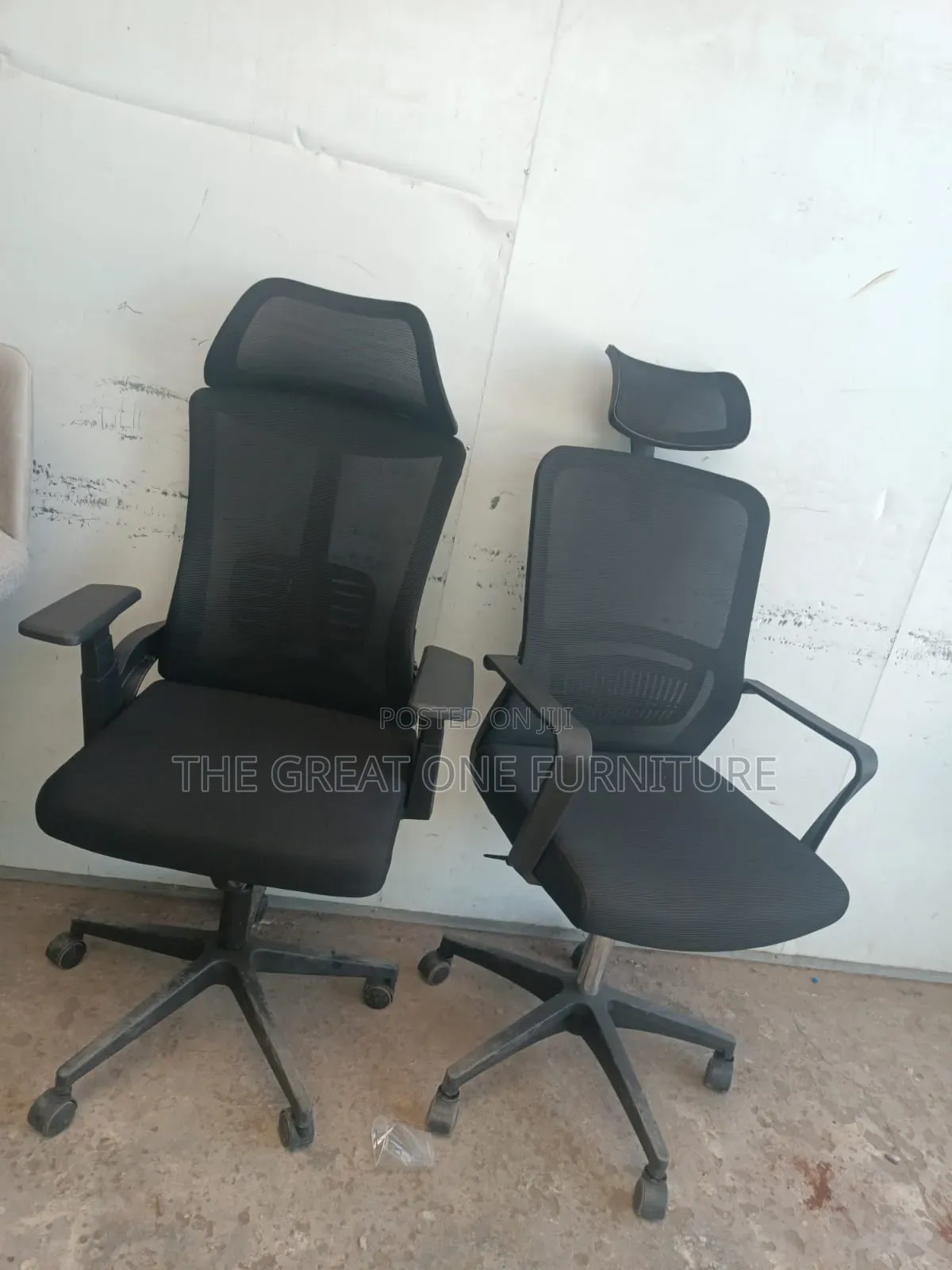 Generic High Back Mesh Office Chair With Headrest Fx4ez