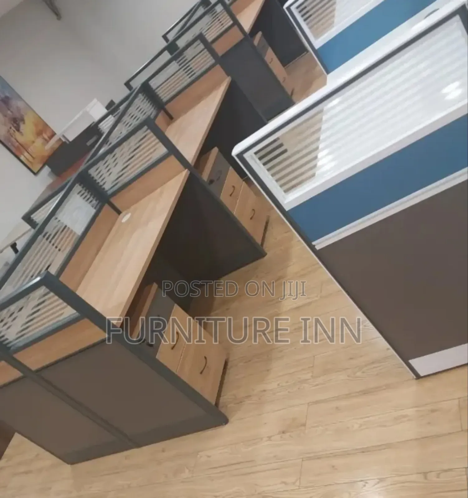 Brown Modern 4 Way Workstation