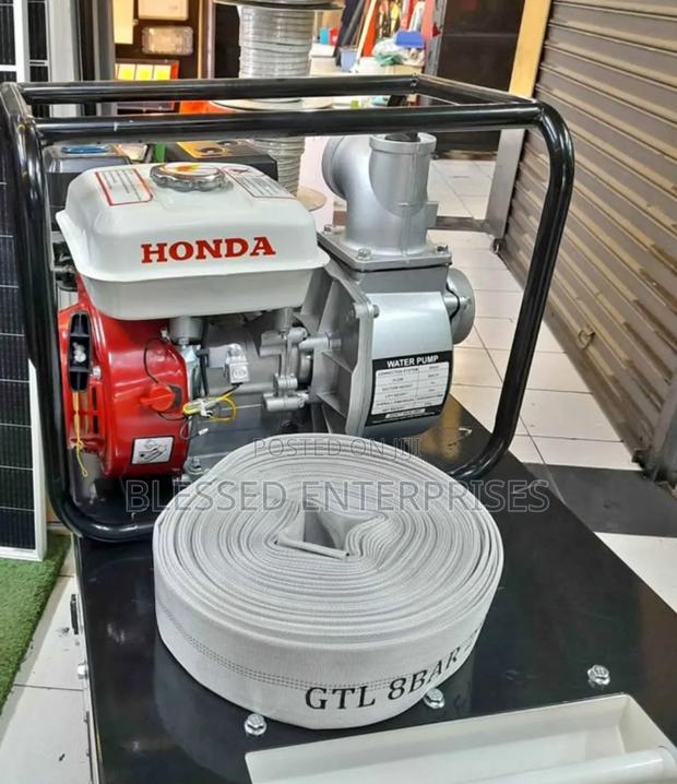 Honda Water Pump+ 30m Canvas Pipe 2"/ Honda Water Pump 2"