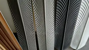 3d Pu Feather Shape Wall Panels