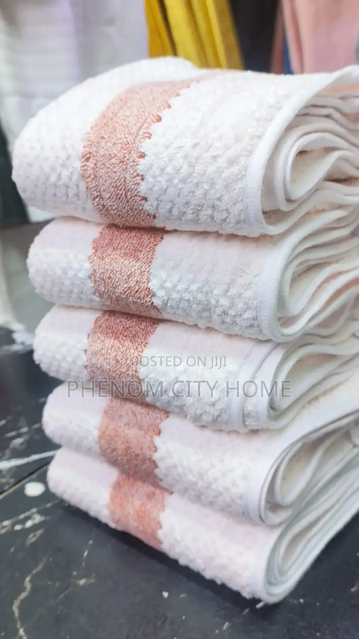 Red Striped Microfibre Hand Towels