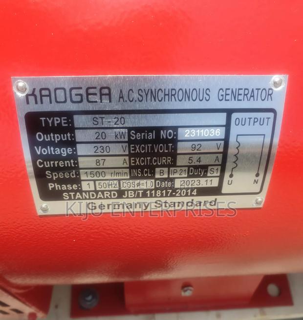 Alternator Machines 20kw,High Sped6 - thumbnail 4
