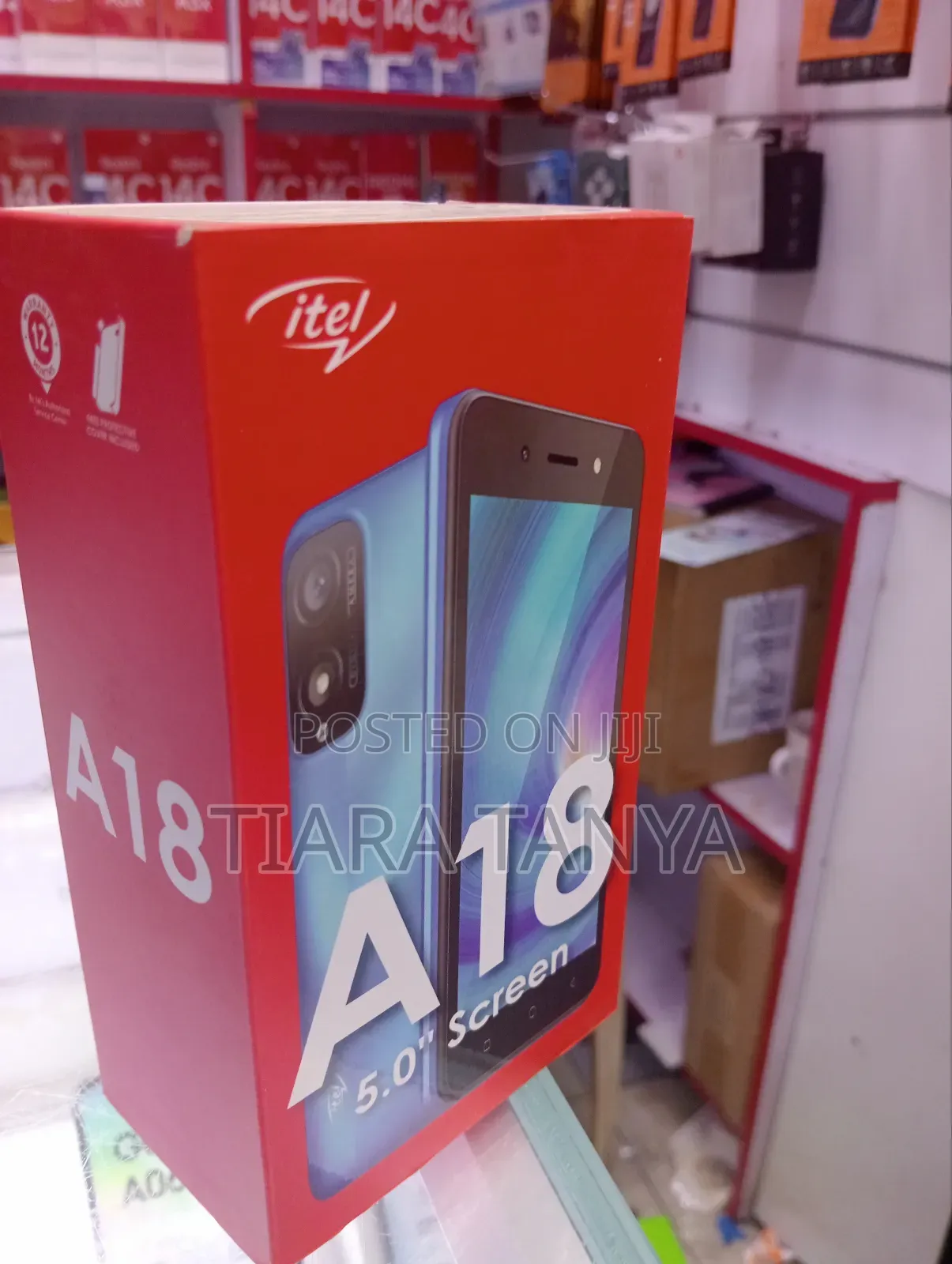 New Itel A18 32 GB Black