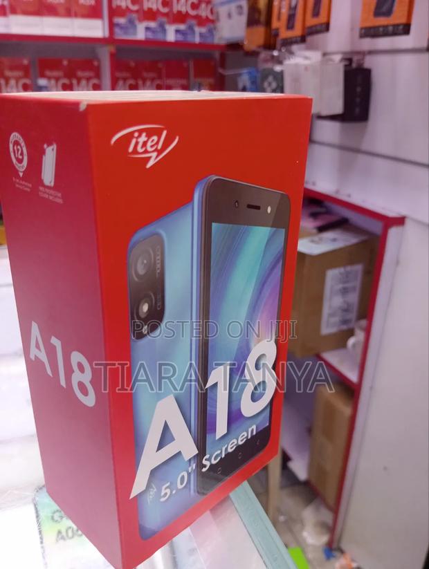 New Itel A18 32 GB Black