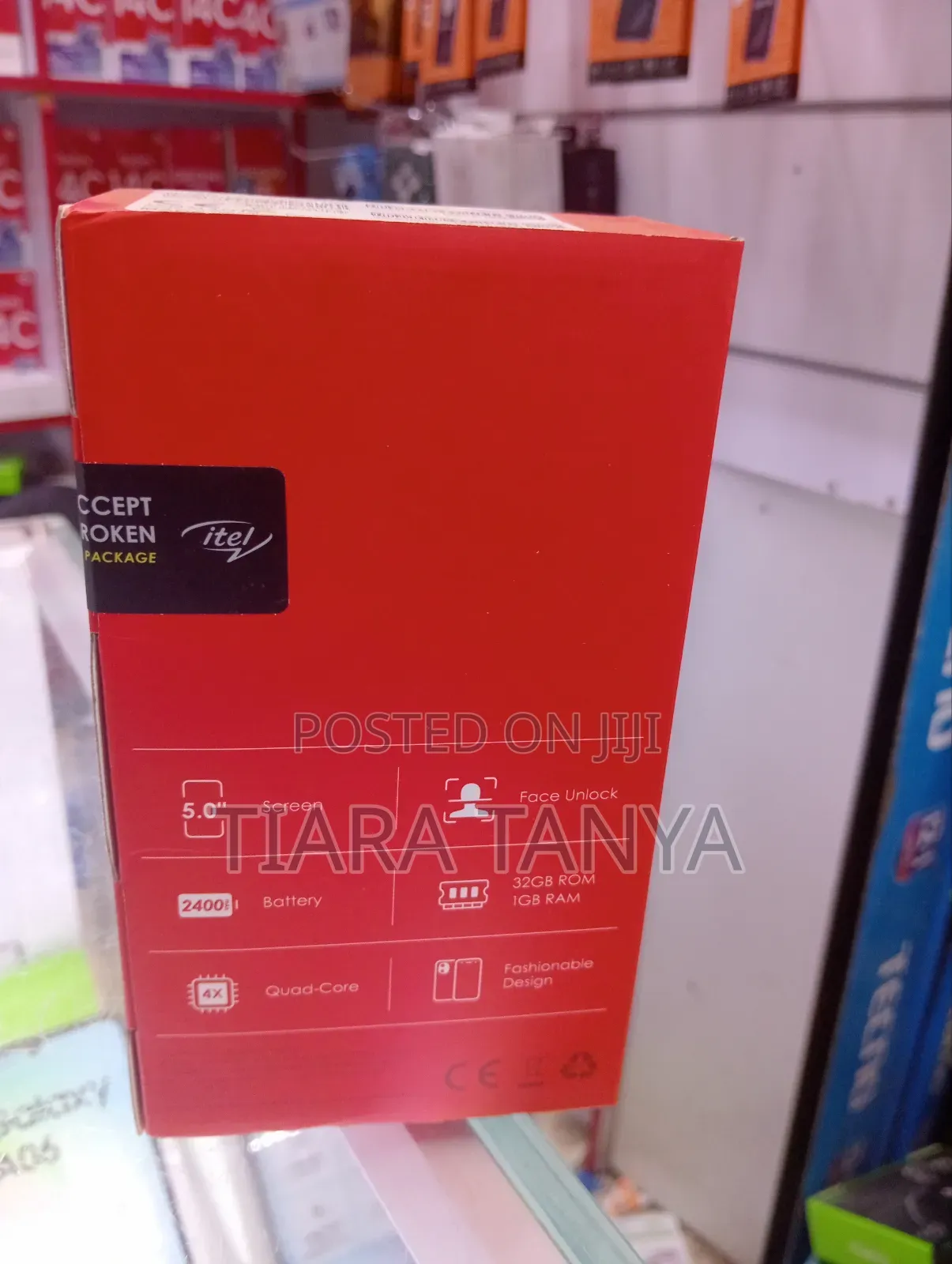 New Itel A18 32 GB Black