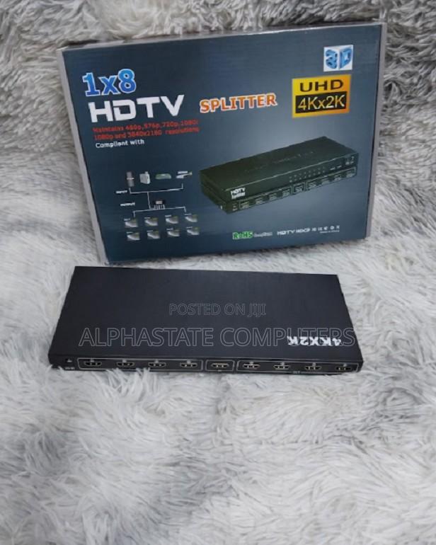 Hdmi Splitter 1 in 8 Out 8 Way Monitor Outputs 1080p 60hz Fo