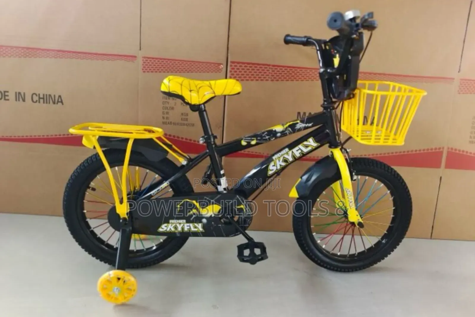 Skyfly Size 16 Kids Bicycle With Training Wheels
