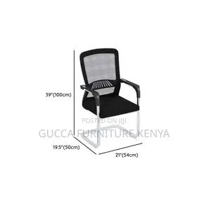 Office Chairs:Mid Back Office Chair Fixed Boardroom Chair