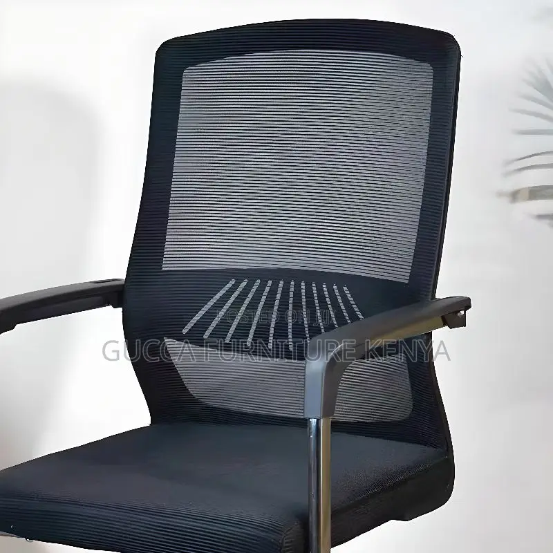 Office Chairs:Mid Back Office Chair Fixed Boardroom Chair