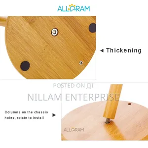 *Bamboo Wood Tissue Holder