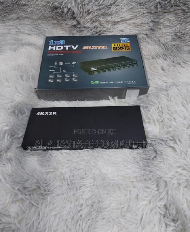  Ultra Hd 1x8 8 Port Hdmi Splitter Repeater Amplifier