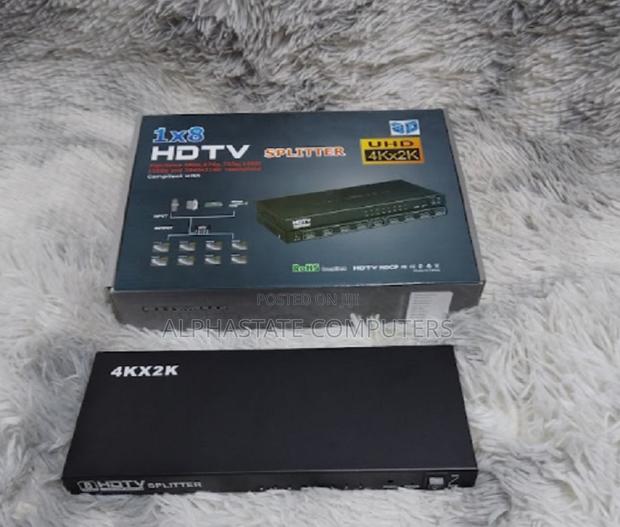 Universal 1x8 Hdmi Splitter With 8 Outports and 1 Input