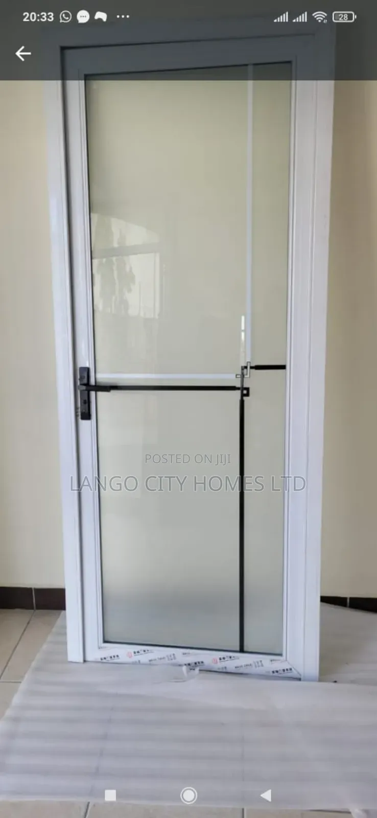 Bathroom Aluminium Doors