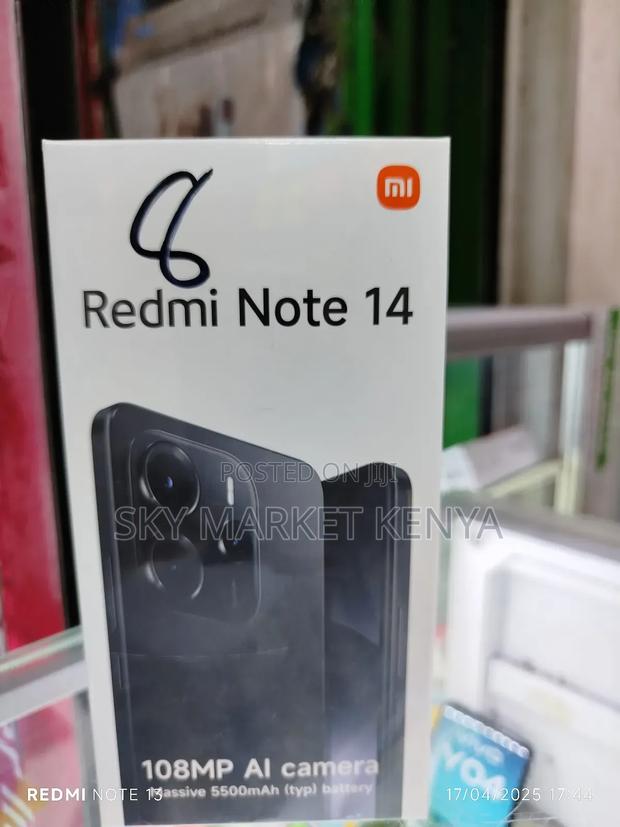 New Xiaomi Redmi Note 14 256 GB Black - main view