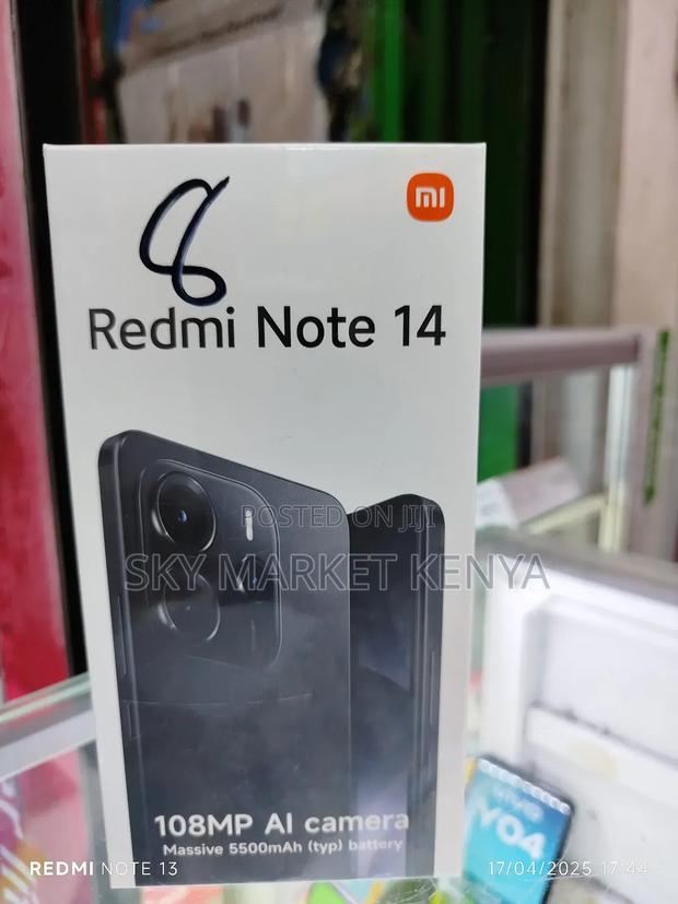 New Xiaomi Redmi Note 14 256 GB Black - thumbnail 2
