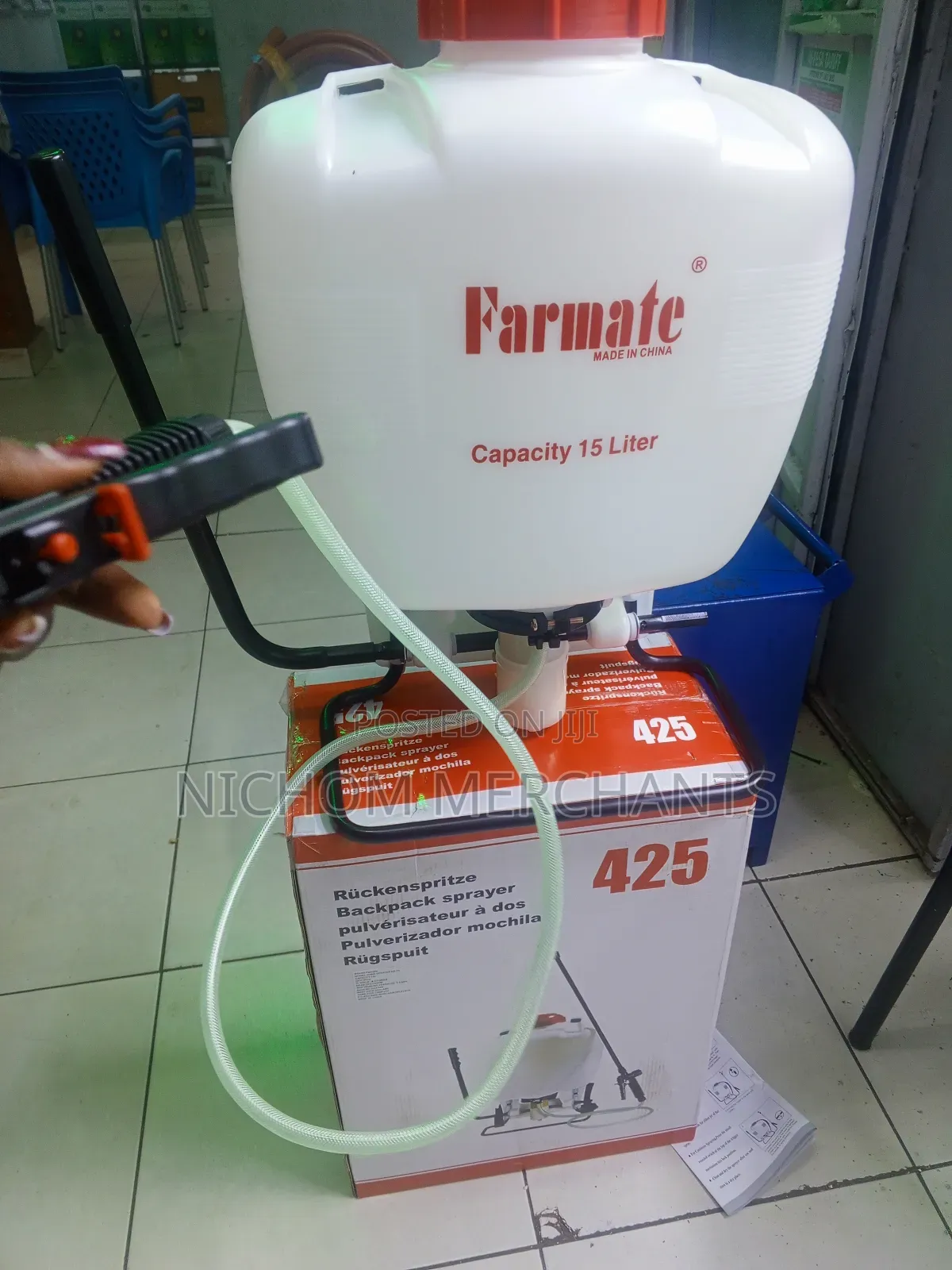 Farmate Backpack Knapsack Sprayer/15ltrs Knapsack Sprayer