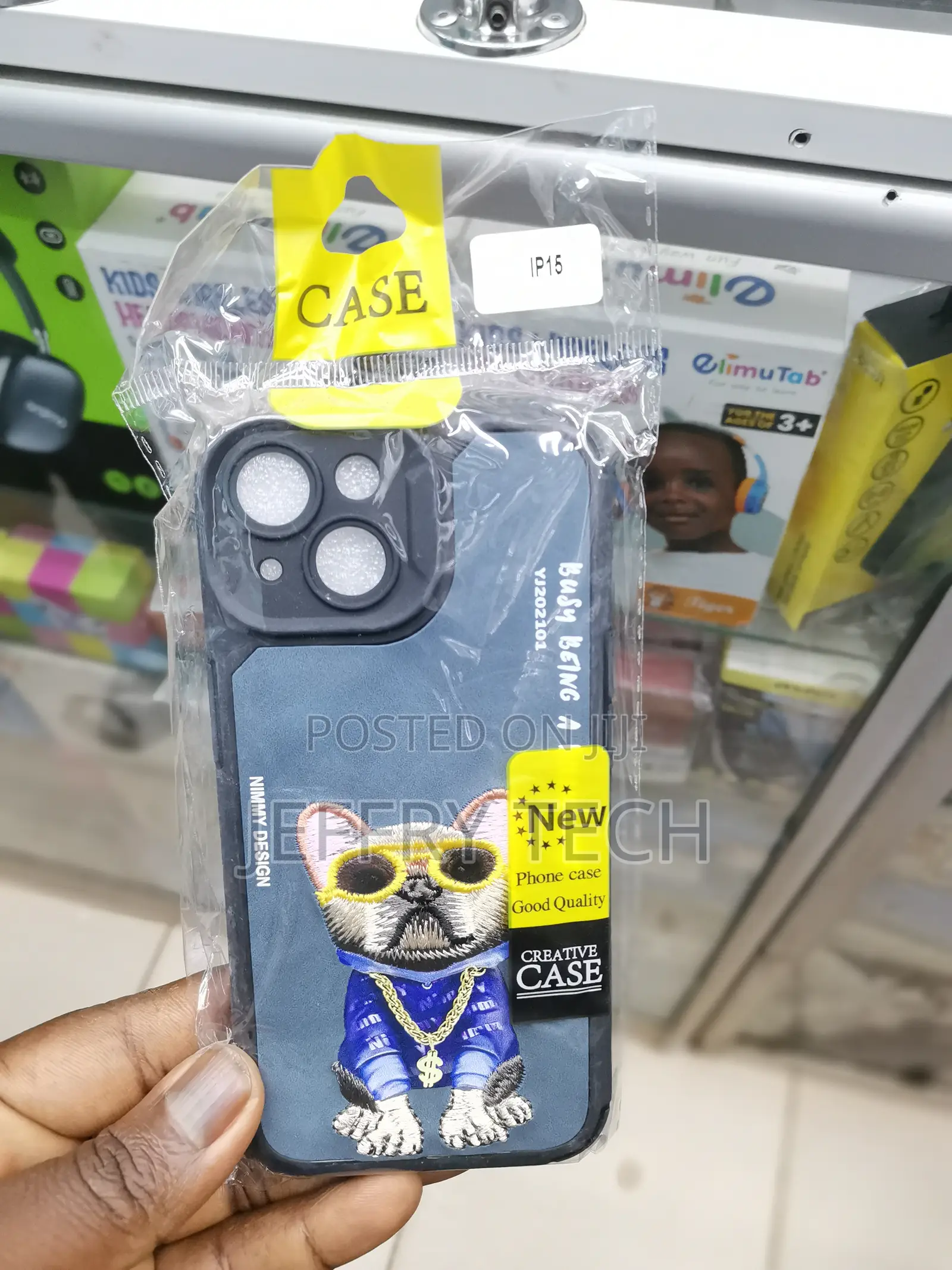 Nimmy Cool Cute Embroidery Case Cover for Apple iPhone 15