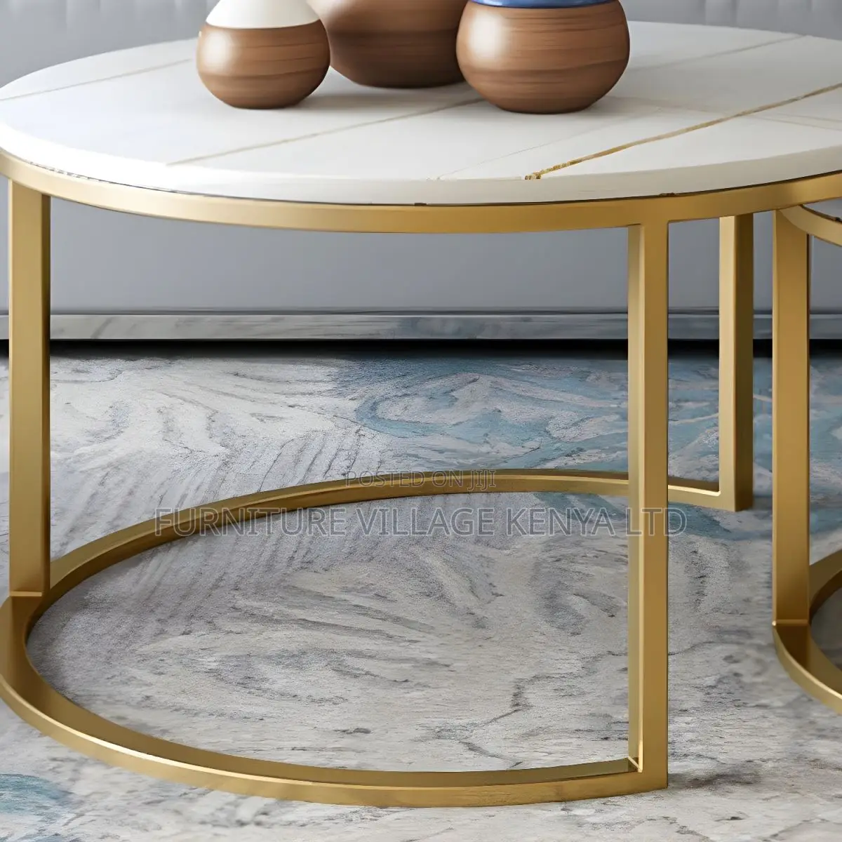 Coffee Table: Office Urbanslate Circular Coffee Table