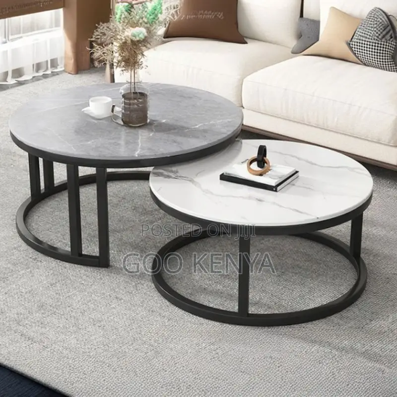 Coffee Table ; Marble Round Coffee Table