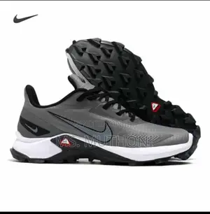 Black/Gray Nike Air Fastx Men's Running Shoes Breathable