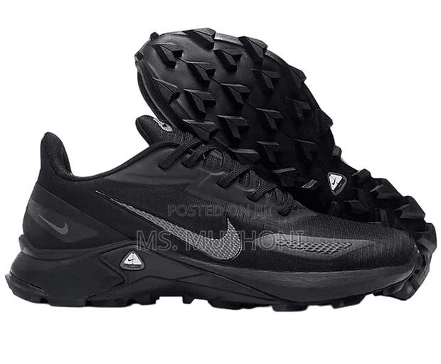 Black/Gray Nike Air Fastx Men's Running Shoes Breathable