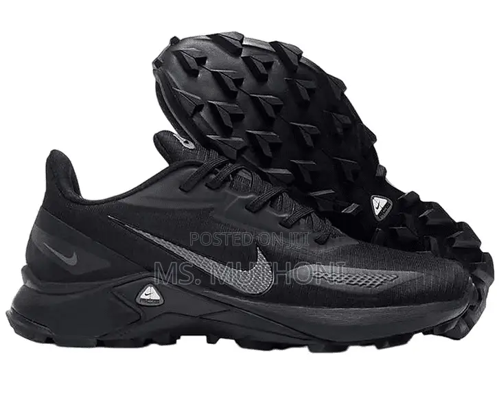 Black/Gray Nike Air Fastx Men's Running Shoes Breathable