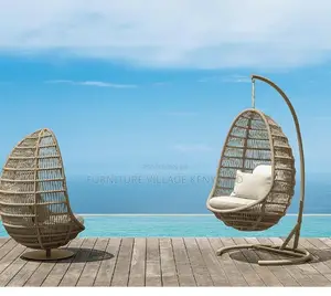 Office Chairs: Modern Garden Suspended Balcony Swing Seat