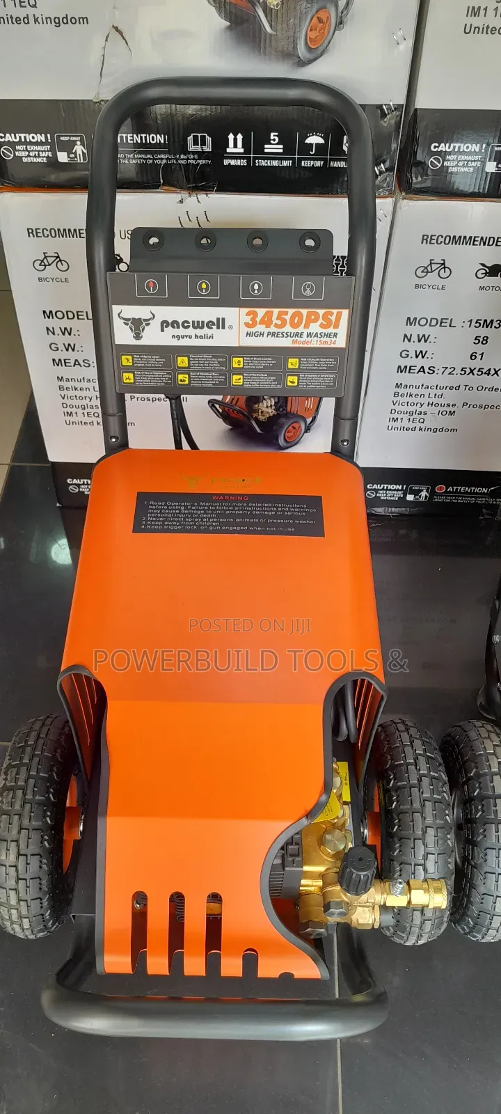 Heavy-Duty Pacwell 3450psi Pressure Washer Electric