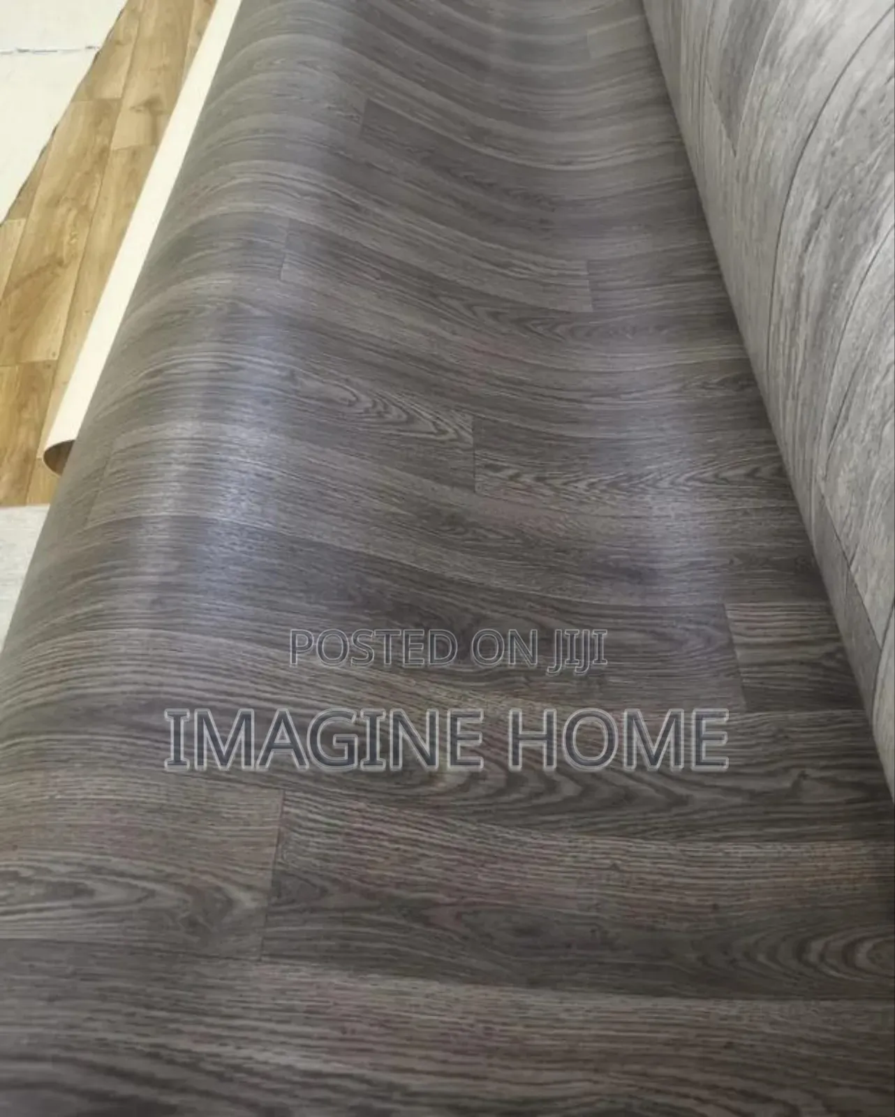 Black Mkeka Wa Mbao Vinyl Flooring Matt