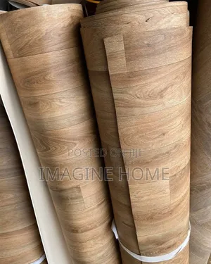 Mkeka Wa Mbao Vinyl Flooring Matt Brown Color