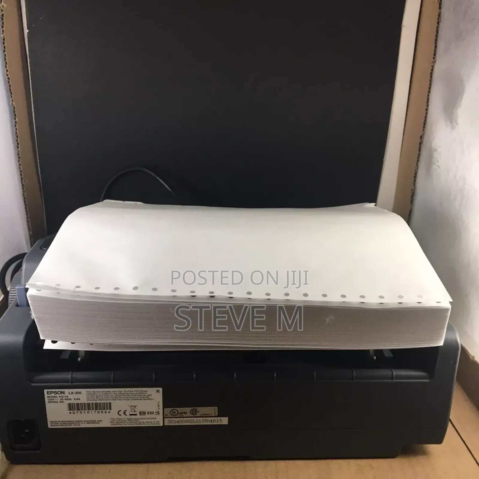 Epson Lx-350 Dot Matrix Printer