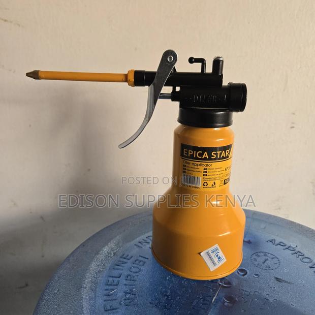 Oil Can With Spout Applicator Lubricant Dispenser Oil Bottle