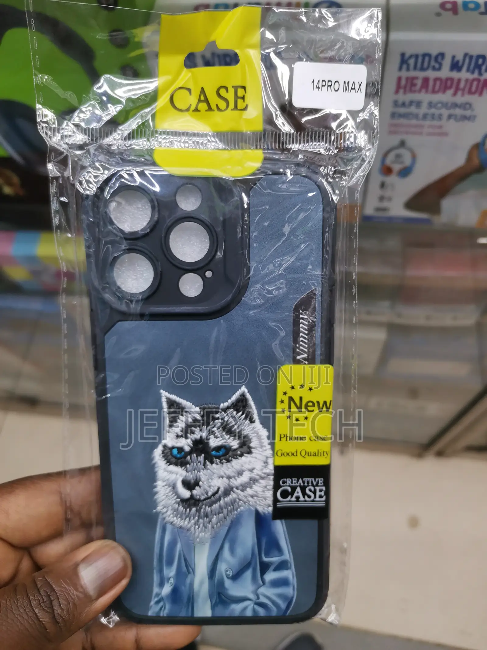 Printfida Nimmy Cover for iPhone 14 Pro Max Wolf Print