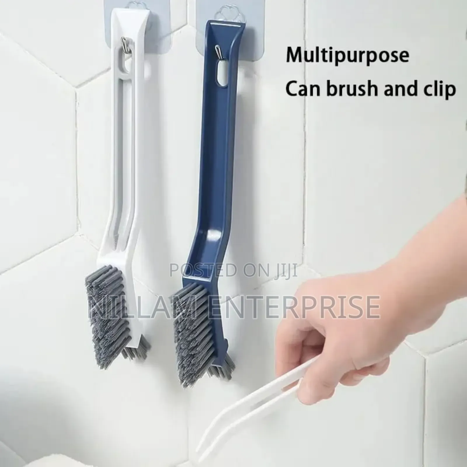 Three-in-One Plastic Bathroom Floor Brush