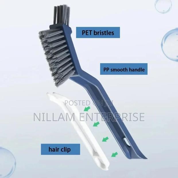 Three-in-One Plastic Bathroom Floor Brush - thumbnail 3