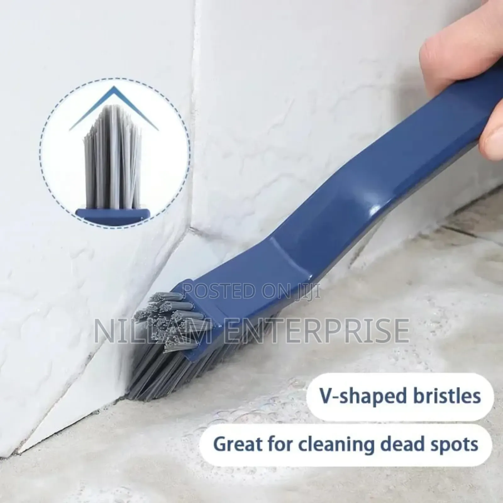 Three-in-One Plastic Bathroom Floor Brush