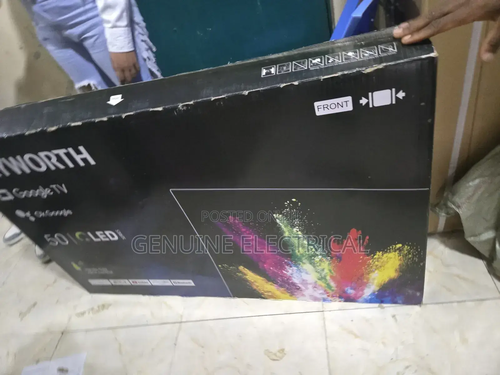 Skworth 55 Inches Smart Tv Android Qled