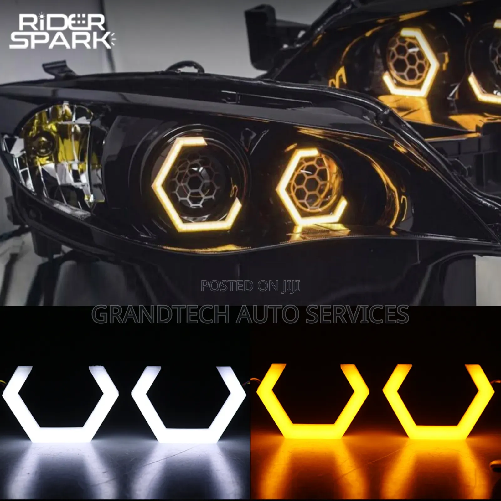 Hexagon RGB Ring Lights
