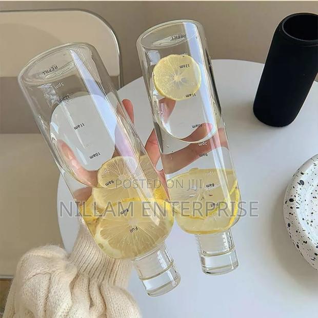 *700ml Pc Plastic Large Capacity Sports Water Bottle - thumbnail 3